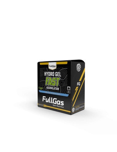 Hydro gel rapide (avec caféine) - Boîte 12 u. - Ananas - 50g