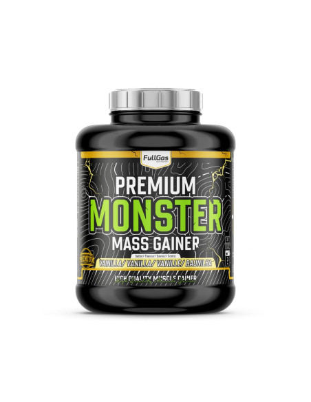 Premium Monster (Mass Gainer/Ganador de Peso) - Sweet Vanilla Smoothie - 3kg