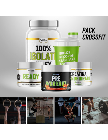 Crossfit Pack - Isolate Whey + Creatina + Pre-Workout + Prêt