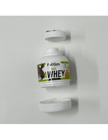 R001 - Llavero porta proteína - TAKE A-WHEY - 100 ml