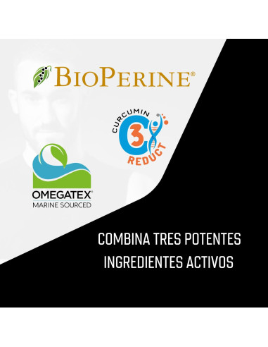 3x Natural Immune (Omega-3 + Tetrahidrocurcuminoides + Piperina) - 120 perlas