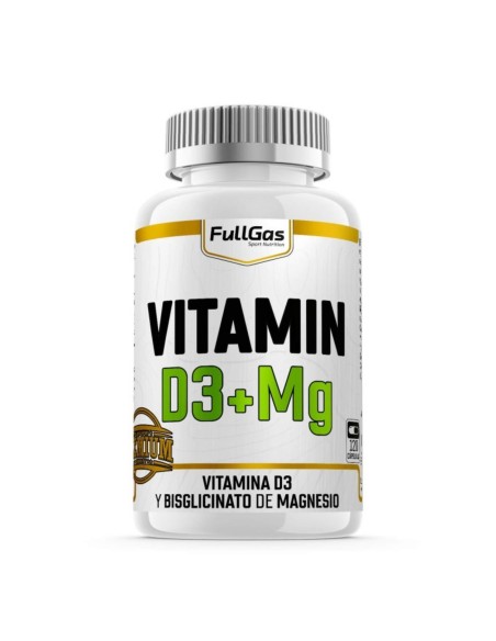 Vitamina D3 + Magnesio Bisglicinato - 120 cápsulas