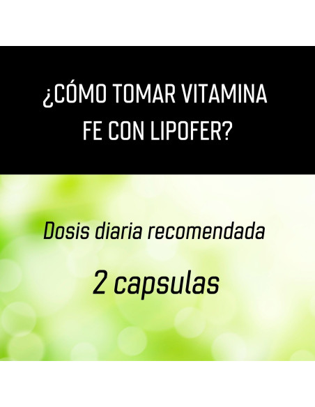 Hierro (Lipofer™ microcapsules) - 60 cápsulas