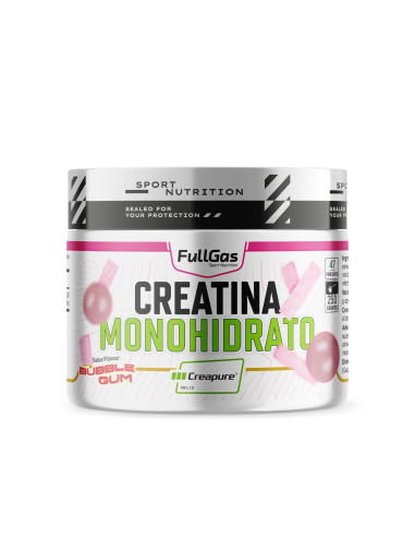 Creapure® (poudre de monohydrate de créatine) - Bubblegum - 250g