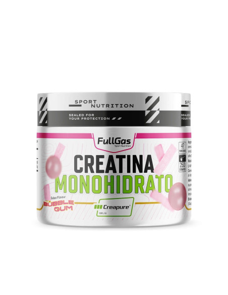 Creapure® (poudre de monohydrate de créatine) - Bubblegum - 250g