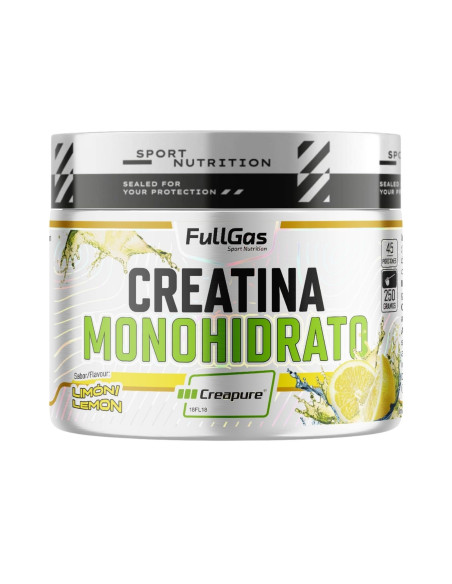 Creapure® (poudre de créatine monohydrate) - Citron - 250g