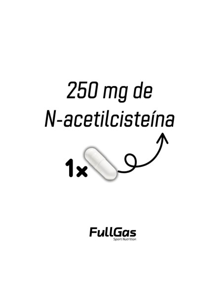 NAC (N-acetil-L-cisteína) - Cápsulas - 60 tomas