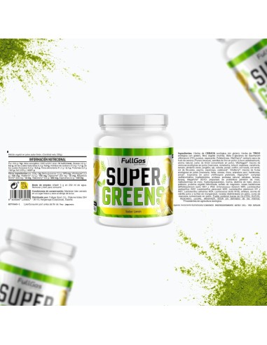 Super Greens - Polvo (limón) - 60 tomas