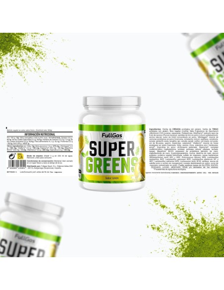 Super Greens - Poudre (citron) - 60 coups de feu