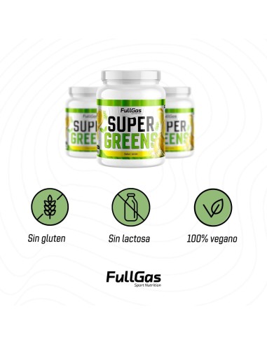 Super Greens - Polvo (limón) - 60 tomas