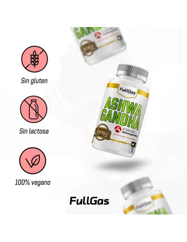 Ashwagandha (KSM-66®) - Cápsulas - 30 tomas