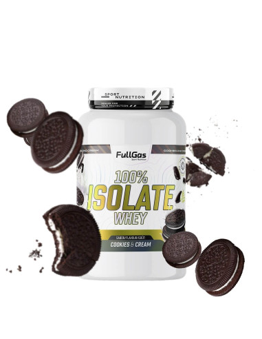 100% Isolate Whey (Aislado) - Cookies & Cream - 900g