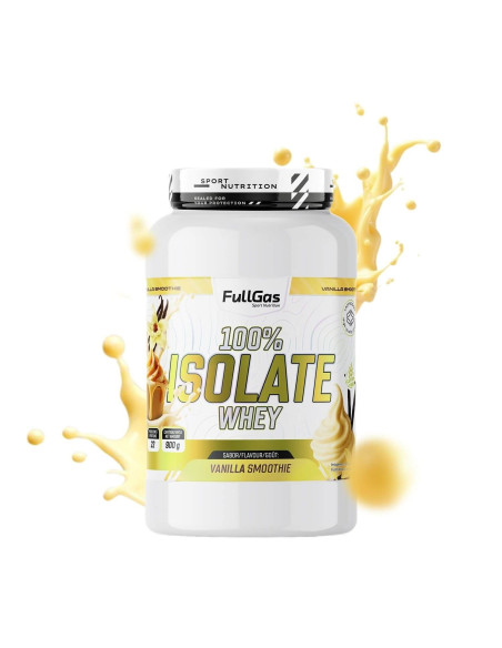 100% Isolate Whey (Aislado) - Vainilla smoothie - 900g