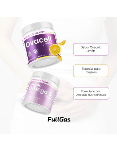 Compra Ovacell (Suplemento para SOP) de FullGas sabor Limón