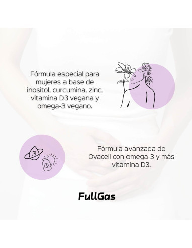 Compra Ovacell (Suplemento para SOP) de FullGas sabor Limón