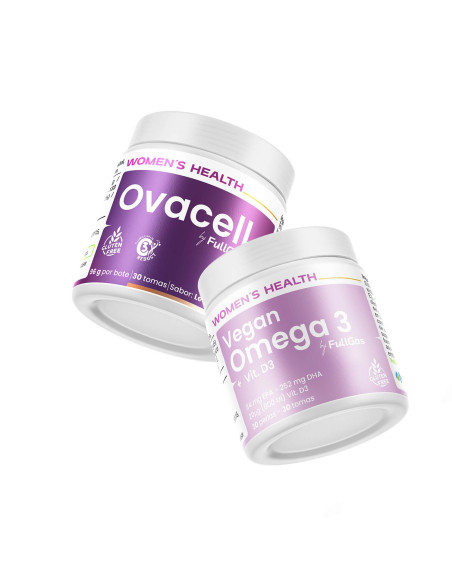 Compra Ovacell Plus (Suplemento para SOP) con Omega 3 vegano sabor Leche Merengada