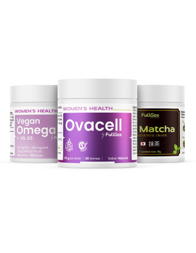 Achetez Ovacell Plus (Supplément pour SOP) avec OMEGA 3 VEGAN + MATCHA THE