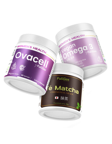 Achetez Ovacell Plus (Supplément pour SOP) avec OMEGA 3 VEGAN + MATCHA THE