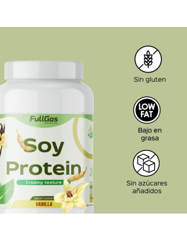 Soy Protein (Proteína de Soja) - Vainilla - 1kg