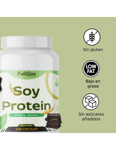 Soy Protein (Proteína de Soja) - Dark Chocolate - 1kg