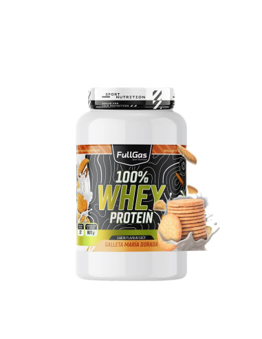 100% Whey Protein (Concentrado) - Galleta María - 900g