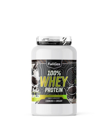 100% De protéines de lactosérum (concentré) - Cookies et crème - 900g