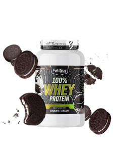 100% Whey Protein (Concentrado) - Cookies & Cream - 900g 2
