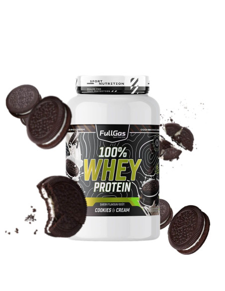 100% De protéines de lactosérum (concentré) - Cookies et crème - 900g