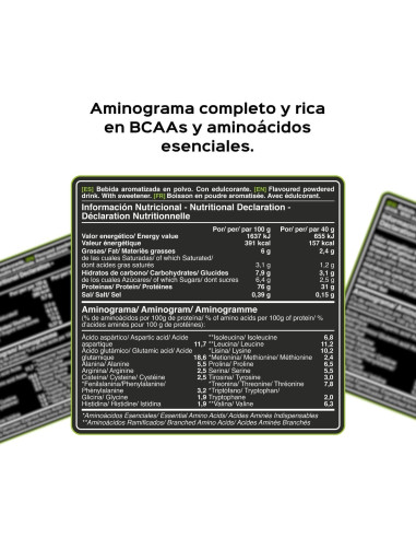 100% Whey Protein (Concentrado) - Vainilla smoothie - 900g