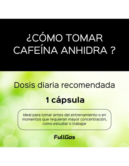 Caféine anhydre (200 mg) - 60 capsules