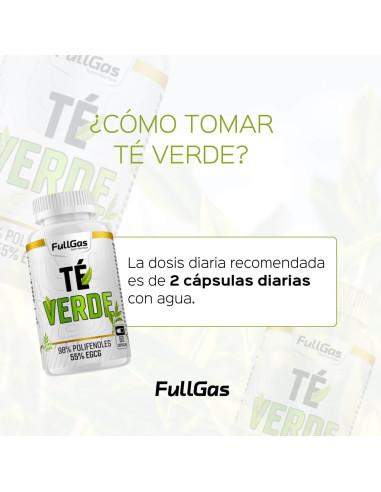Extracto de Té Verde (55% EGCG) - 60 cápsulas