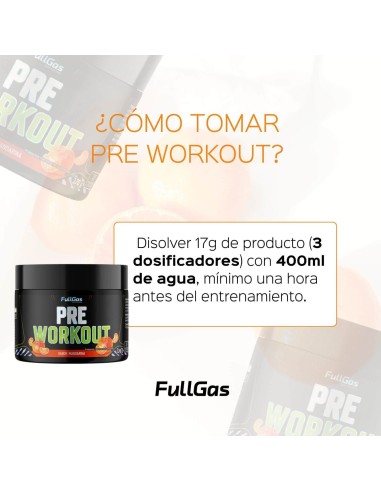 Pré-entraînement (formule en poudre) - Mandarin - 170g