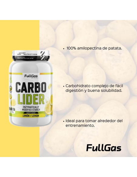 Carbolider (Amilopectina de Patata) - Limón - 1kg