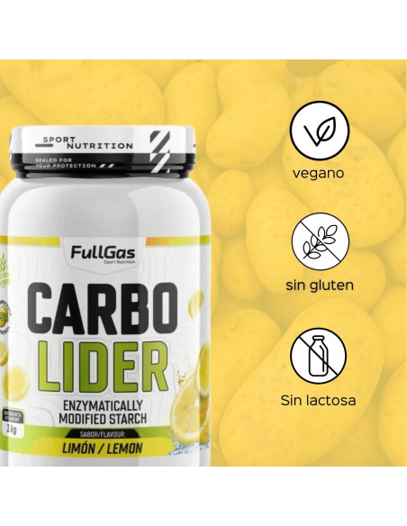 Carbolider (Amilopectina de Patata) - Limón - 1kg