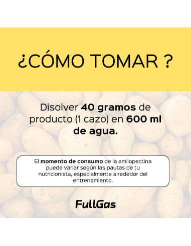 Carbolider (Amilopectina de Patata) - Limón - 1kg