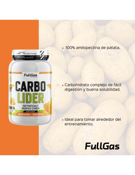 Carbolider (Amilopectina de Patata) - Mandarina - 1kg