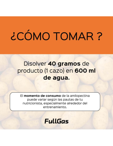 Carbolide (pomme de terre d'amylopectin) - Mandarine - 1kg