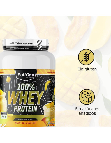 100% Whey Protein (Concentrado) - Mango paradise - 900g
