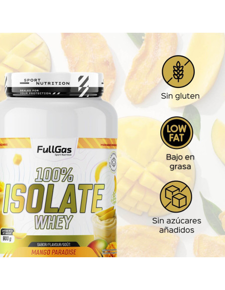 100% Isolate Whey (Aislado) - Mango paradise - 900g