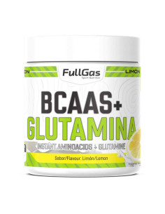 BCAAs (Aminoácidos Ramificados 2:1:1) + Glutamina (Kyowa®) - Limón - 500g
