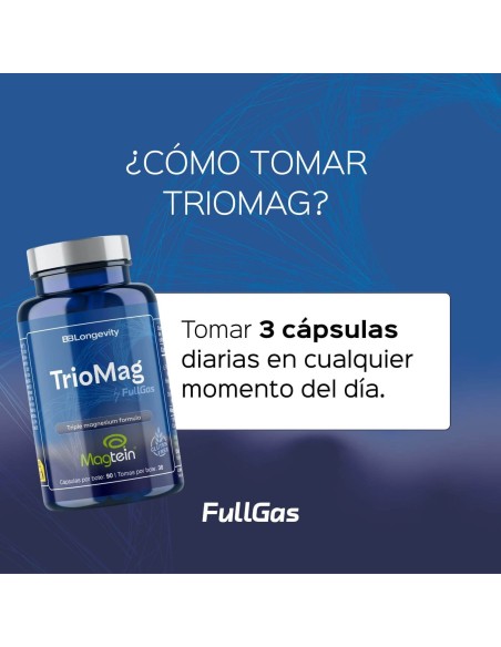 Acheter Triomag (formule Triple Magnesium: Treonato Magtein® + Bisglicate + citrate)