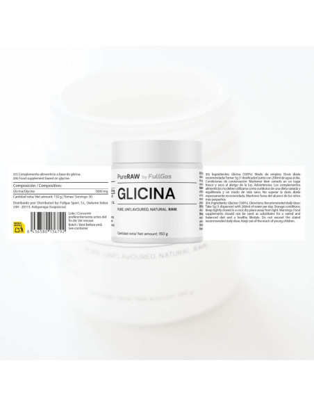 Achetez la glycine 100% pure poudre (aromatisée)