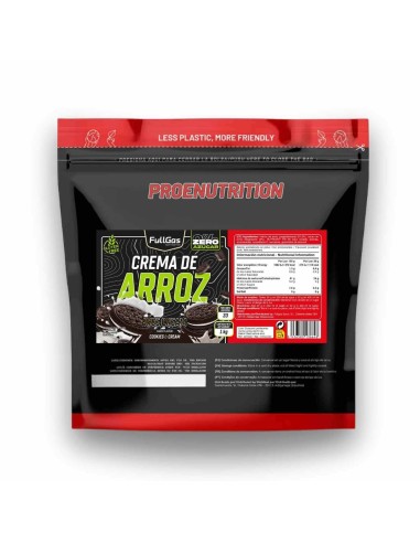 Crème de riz zéro (prédélatiminisée) - Cookies & Crème - 1kg