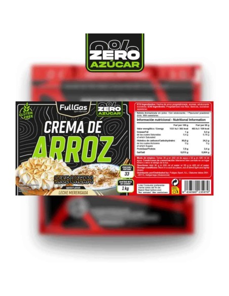 Crème à riz zéro (Pregélatinisée) - Lait somnitage - 1kg