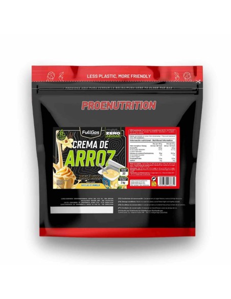 Crème à riz zéro (Pregélatinized) - Custard à Vanilla - 1kg