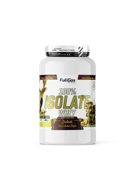 100% Isoler de lactosérum (isolé) - Dubaï Chocolate - 900g