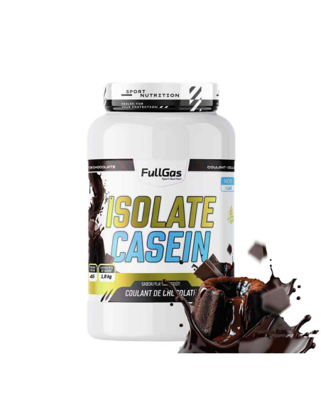Isolate caséine (caséine micellaire) - Chocolat coulissant - 1,8 kg