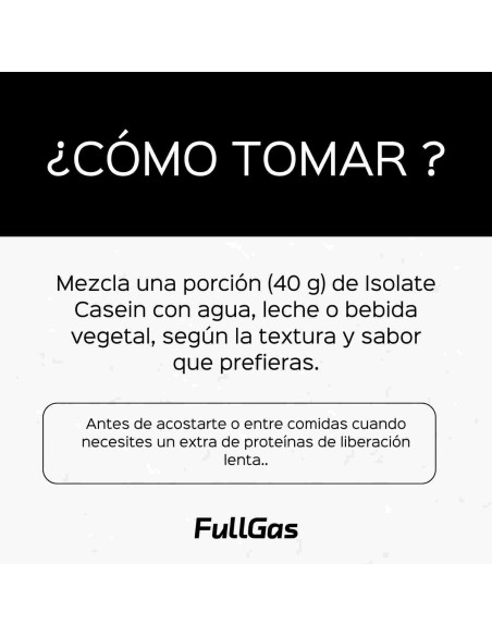 Isolate Casein (Caseína Micelar) - Vainilla smoothie - 900g