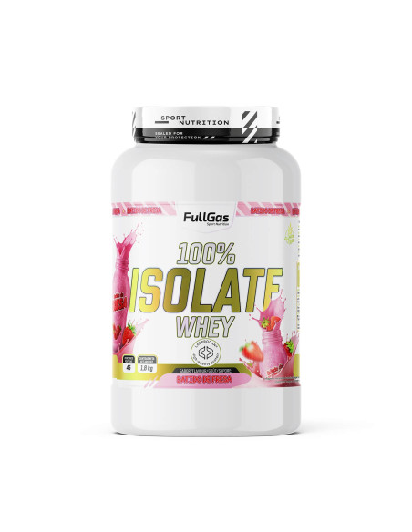 100% Isolate Whey (Aislado) - Batido de Fresa - 1,8kg
