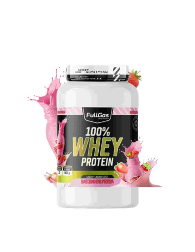 100% Whey Protein (Concentrado) - Batido de fresa - 900g